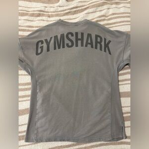 Gray Gymshark Oversized Crew Power Washed Sweatshirt Men’s